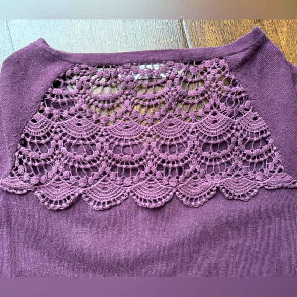 Anthropologie Sparrow lace-back cardigan sweater - size small - Picture 2 of 5